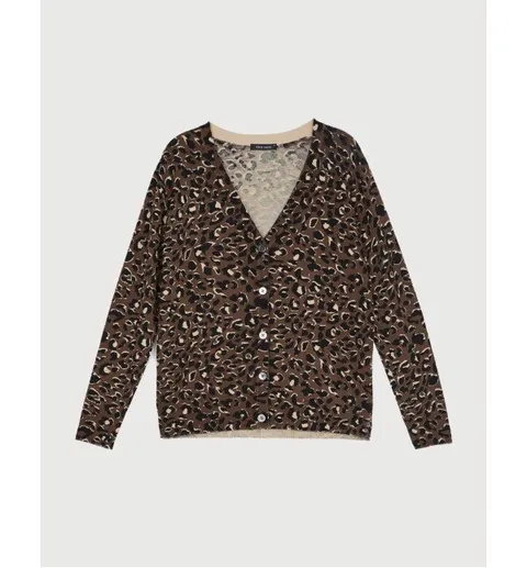 호피 프린트 가디건__VOBBC3F8356