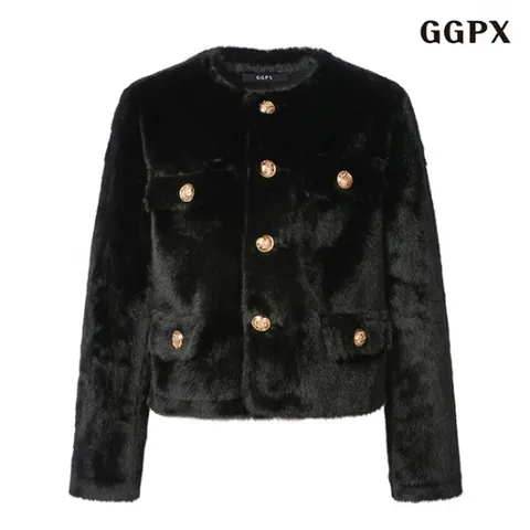 정상가:159,000원 l 포켓 라운드 금장 버튼 네추럴 긴팔 자켓 (GODJK008D)