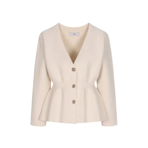 브이넥 니트 가디건 SOAKC443