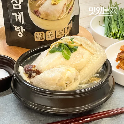 명품 옛날 삼계탕 국내산 웅추닭 냉장 1kg