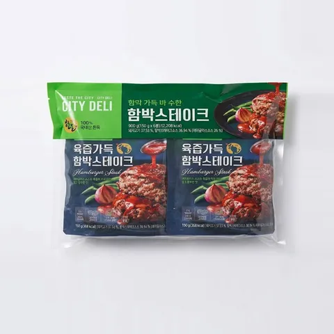 삼립 시티델리 함박 스테이크 150GX6_냉장