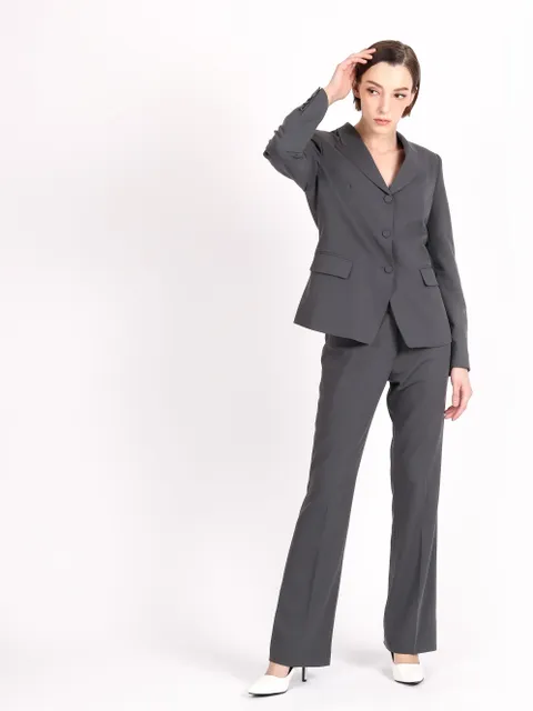 [브리치] 수트힐 / 수트힐 여성정장 수트세트 쓰리버튼 싱글   그레이