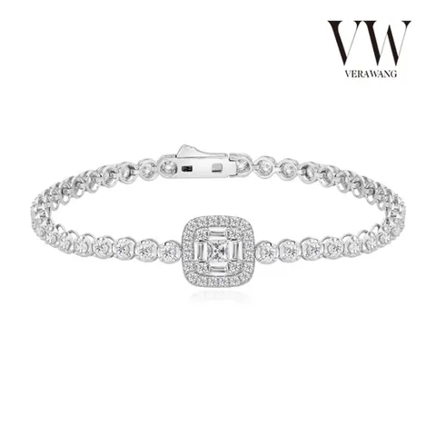 FANCY 2.8캐럿 인비저블 테니스 팔찌