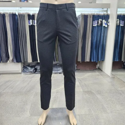 (모다인천점)차콜 분또 프린트 노턱 스판  허리 밴드 바지/PPPC3503A_IC_1