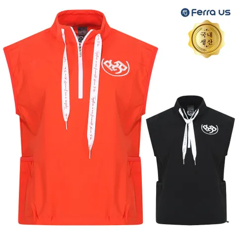 bns 페라어스 여성 국산 사삭 카라줄 여름 골프조끼 AVM5J 여성골프조끼 여름조끼