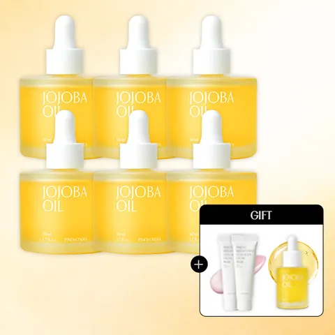 최초최대용량/2026단 한번/CJ단독] 호호바오일 앰플 주사세 패키지 (오일 50ml*6 + GIFT. 오일10ml*1+네롤리마스크30ml*2)