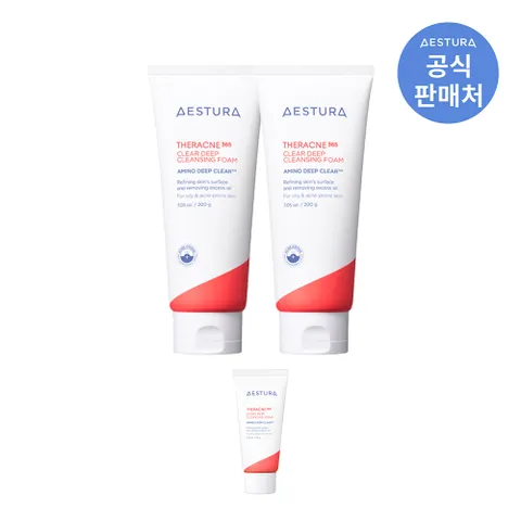 테라크네365 클리어 딥 클렌징 폼 200g 2개