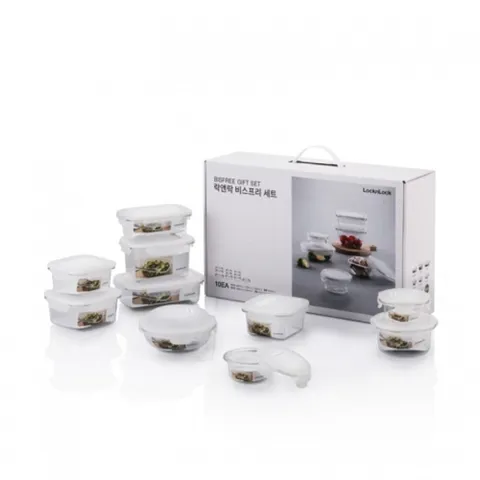락앤락 비스프리 테이블탑 밀폐용기 10종 세트 소분 밀폐