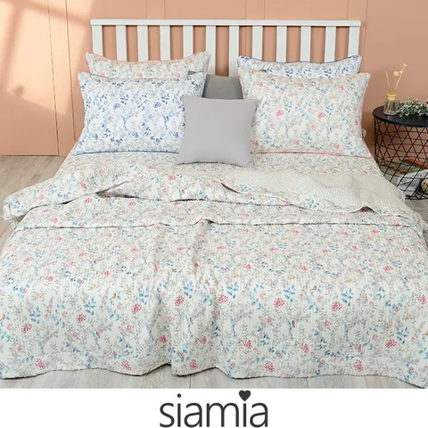 siamia 라린 천연모달100% 여름 줄누비이불베개 퀸 킹특대형