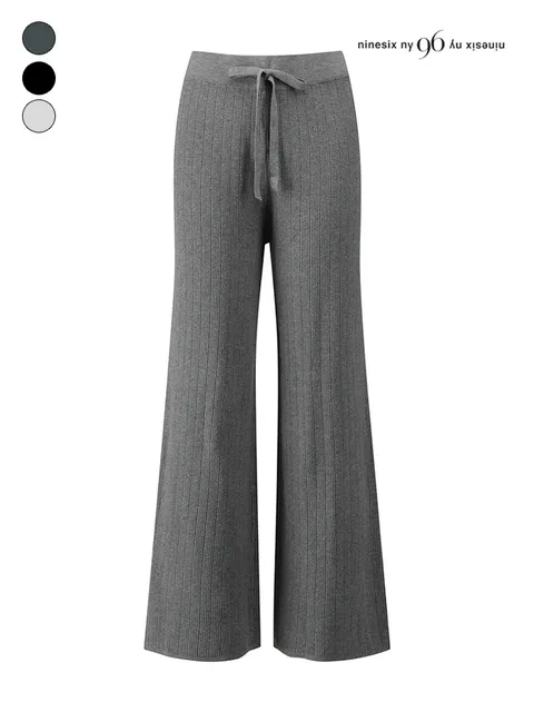 골지 부츠컷 니트 팬츠 (NPAPT004M0)_1