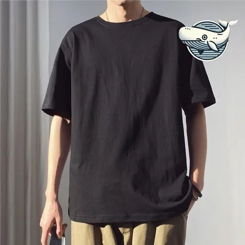 [오노마] ONM 편안한 기본 오버핏 라운드넥 면티 여름 홈웨어 (31451800)