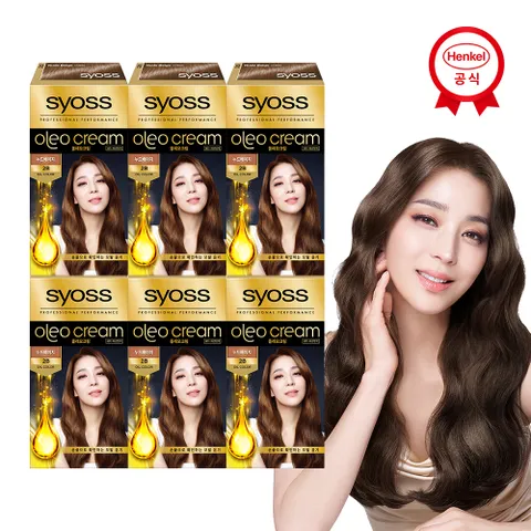 새치염색약 올레오 2B 누드베이지 x6개