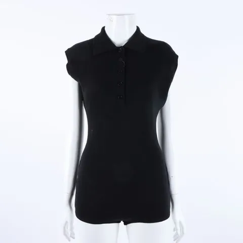 [구구스]중고명품 크리스찬  캐시미어 민소매 바디수트 55 (NO 10221337)