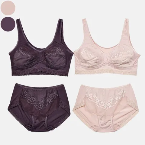 브라팬티세트 노와이어 데일리 패션 런닝형 중년부인용