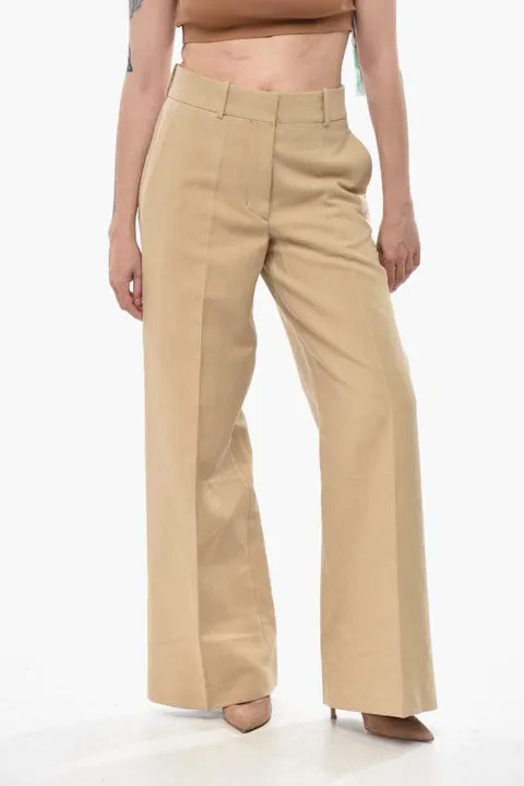 [해외직구]  스트레이트 팬츠 OWCA190G23FAB0016161 Beige