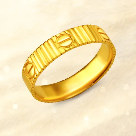 순금(3.75g) 1돈 메르디앙 여성 데일리 포인트 레이어드 반지 RG-1230