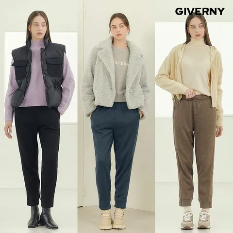 [하프클럽]  융기모 조거 팬츠 3종(23FW)