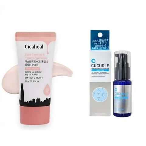 라이트 소프트 선크림 티트리 톤업 끈적임없는 SPF50 톤업선크림 톤업썬크림 비타민C선크림