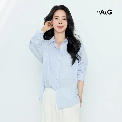 [최초가69,900원]26SS 아사면100 아일렛 셔츠