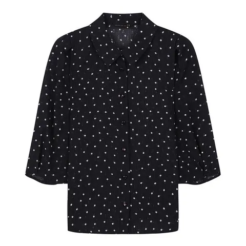 [하프클럽] 도트 시어서커 블라우스 SIBAD2424 H