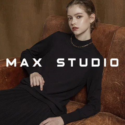 [최초가79,900원]막스스튜디오 원피스+모크넥 세트_블랙