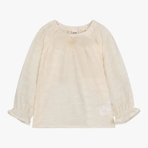 [롯데백화점](키즈)]변형우븐레이스블라우스 CKBA2392G