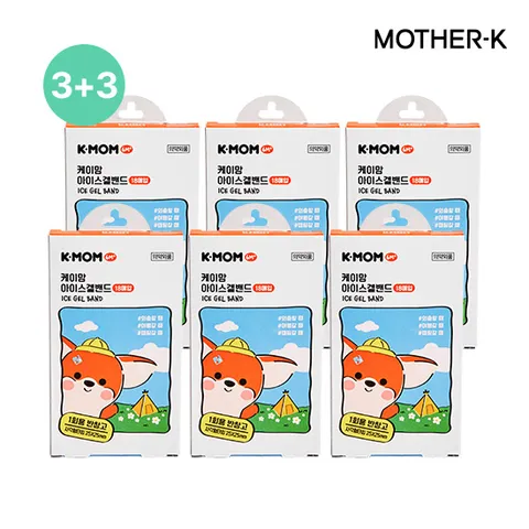 [3+3]케이맘 아이스겔썸머패치 (18매입X1BOX) 3BOX+3OX