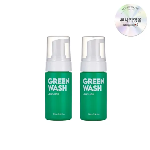 퍼퓸 여성청결제 그린모스 워시폼 100ml*2 | 비 내린 이끼향