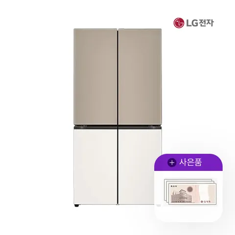 [렌탈] LG 디오스 오브제 870L 베이직 냉장고 H874GCB012 월6990