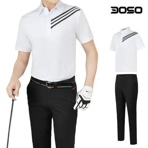 골프웨어 여름 남성 골프티셔츠+골프바지 세트/AMGA+KMGV