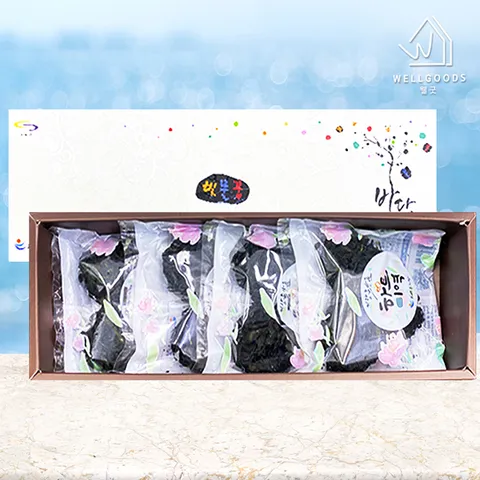 [웰굿]부산 기장 특산품 하트미역 선물세트80g,4개입