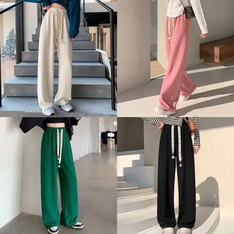 4color 44 -77 바지 사이즈 엠보 추리닝 휘뚜루 밴딩