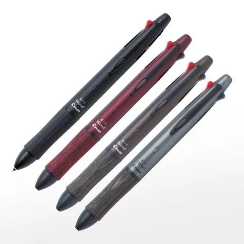 [파이롯트] 멀티펜 우드 4+1 브리스타 볼펜0.7+샤프0.5