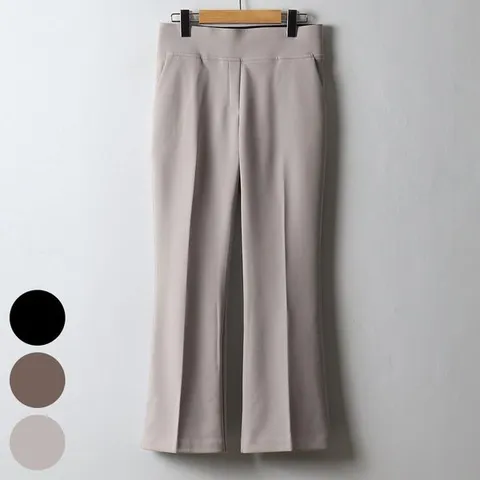 [하프클럽/기모 부츠컷 데일리 슬랙스 301J654S 빅사이즈 여성의류