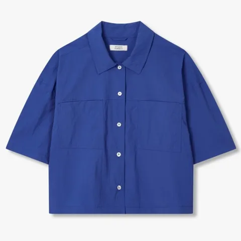 [롯데백화점][톰보이]뒷주름 카라 반팔 셔츠 (9175221989)