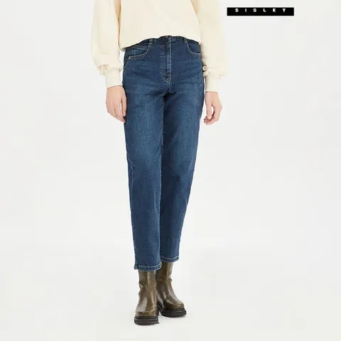 [하프클럽]  포켓 변형 스트레이트 핏 데님 팬츠 SADP32361_DB