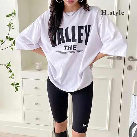 H스타일LH벨리티/봄/여름/티셔츠/반팔/맨투맨/MTM/루즈핏/간절기