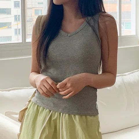 [하프클럽/에이치스타일](BM)골지V캡나시 봄 여름