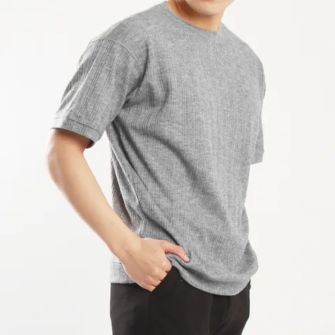 더마인드 남성용 MD헤어사오버핏니트라운드반팔