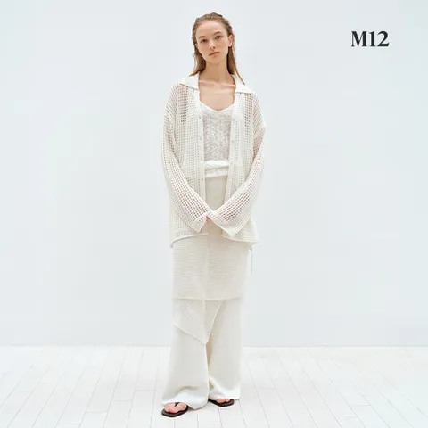 [최초가 79,000원] 25SS 프렌치린넨 블렌디드 세미 와이드 팬츠