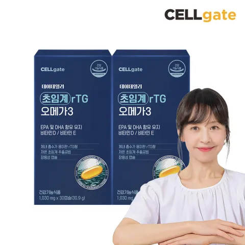 서정희 데이데일리 초임계 알티지(Rtg) 오메가3 x 2박스
