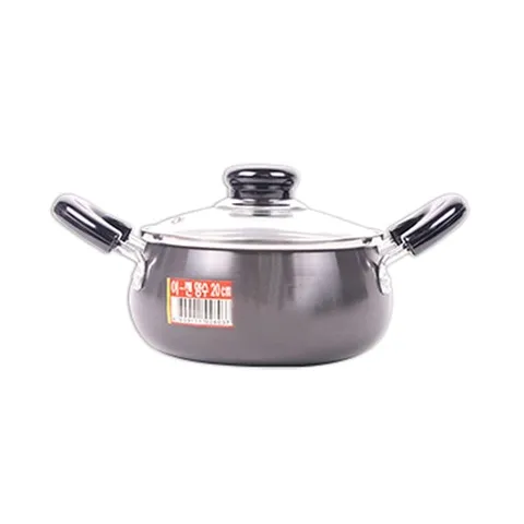 SE 유리 경질 이젠 냄비 양수 20cm 1개 유리경질이젠냄비 양수20cm