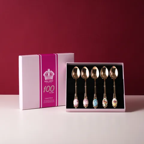 [롯데백화점]100주년 디저트 스푼(대)-후기 5P 세트