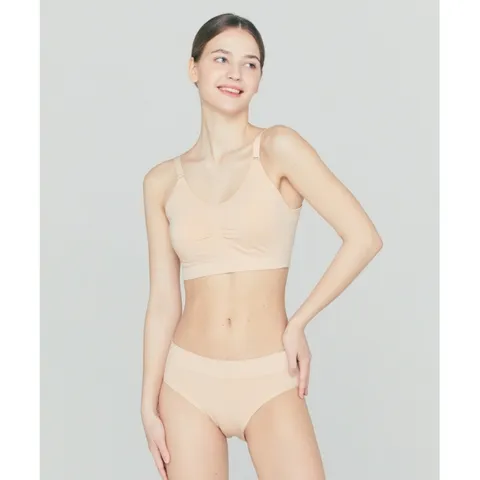[롯데백화점][세컨스킨]플러스 뱀부 브라 팬티 세트 (NXWOU2002NXWOU7002)