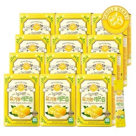 1일1레몬 유기농 레몬즙 14포x12박스 총168포