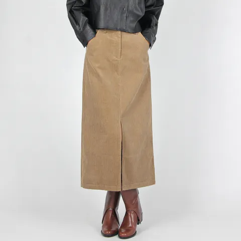 [파슨스] Corduroy Slit Skirt [PBPS9SK01]