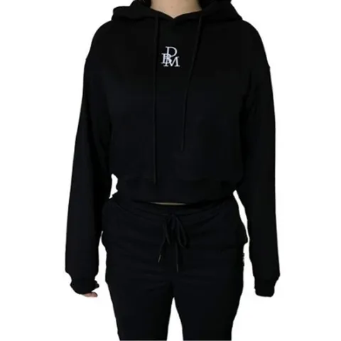 [라일리] Rly 디비엠스튜디오 시그니처 크롭후드티 (13527367)