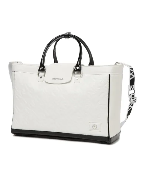 CO 화이트블랙 빅 보스턴백 WWP24B03W2 428519