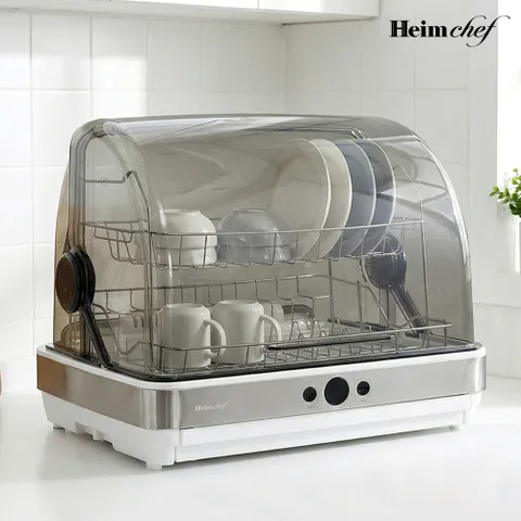 스마트 UV 식기 살균 건조기 젖병 소독기 HTD-UV1500 화이트