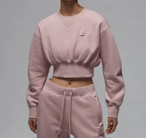 나이키 여성 크롭 스웻셔츠 옥스퍼드 DD4 FV7153 601